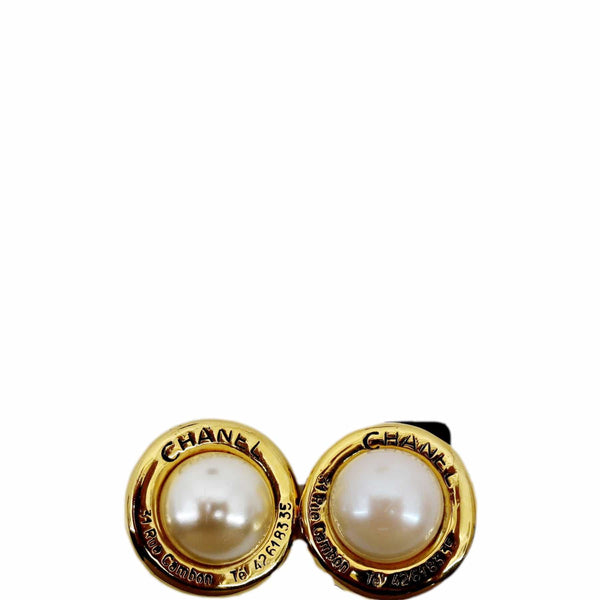 Chanel Pearl clip on Earrings - Sold