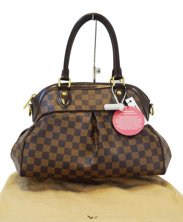 LOUIS VUITTON Damier Ebene Trevi PM 2way Handbag