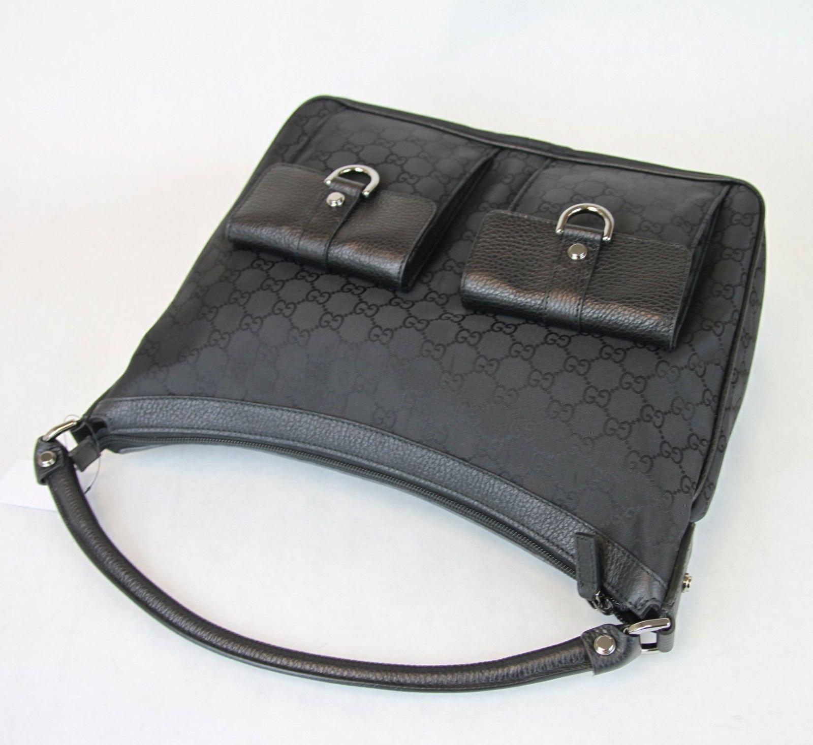 Gucci Vintage - Leather Abbey D-Ring Hobo Bag - Black - Leather Handbag -  Luxury High Quality - Avvenice