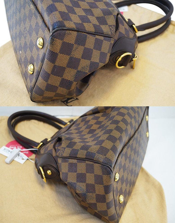 LOUIS VUITTON Damier Ebene Trevi PM 2way Handbag