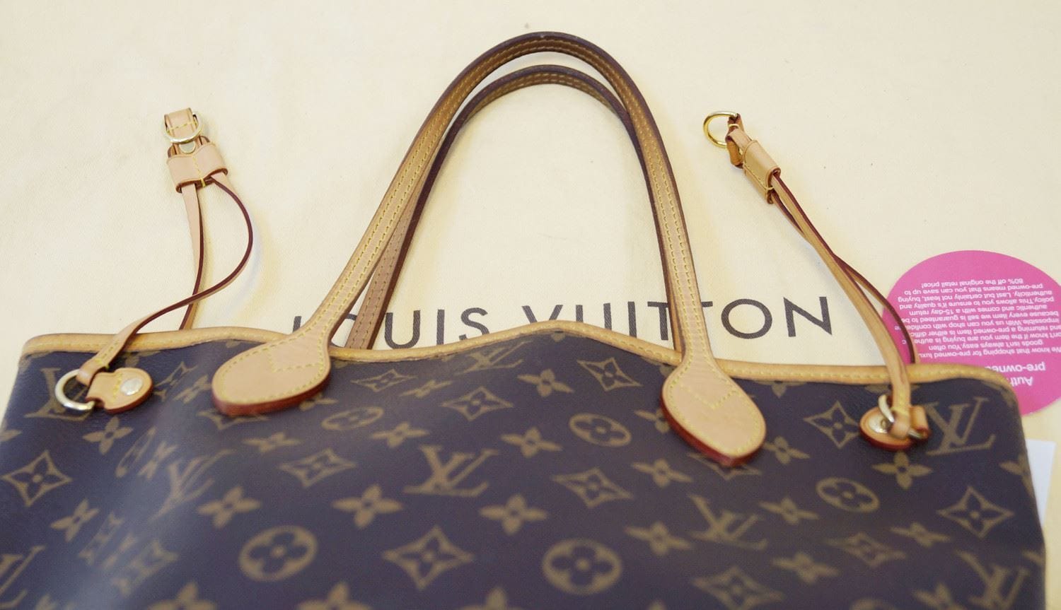 Authentic Louis Vuitton PM Neverfull Pouch