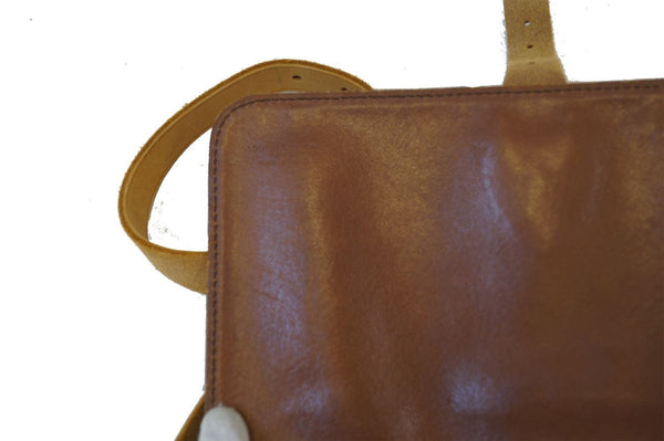 LOUIS VUITTON Cartouchiere MM Shoulder Bag Monogram Leather Brown M51253  70SF083